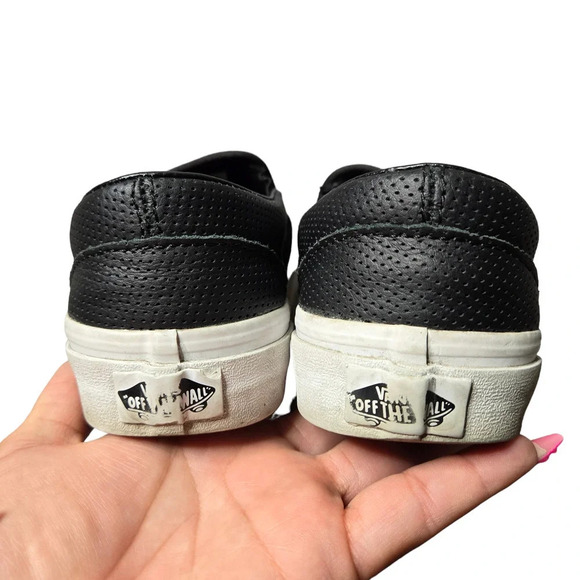 Vans Slip-On Perf Leather Shoes - Picture 3 of 4